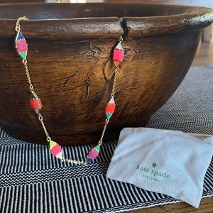 Kate Spade Pueblo Tiles Long Necklace